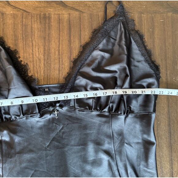 Killstar Fatal Farewell Nightdress Sz 4XL Black Goth Lace Vampire Dark Romantic - Picture 12 of 14